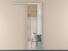 Перегородка Мозаик вдоль стены 1 створка