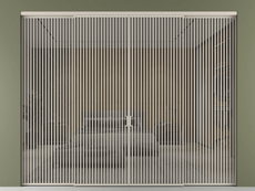 Перегородка Формато внутри проёма 4 створки