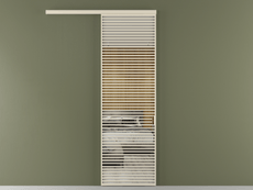 Перегородка Формато вдоль стены 1 створка