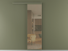 Перегородка Formato вдоль стены 1 створка