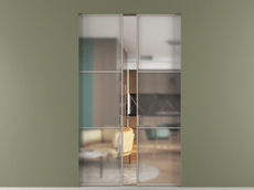 Перегородка Формато скрытый пенал 2 створки