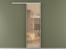 Перегородка Formato вдоль стены 1 створка