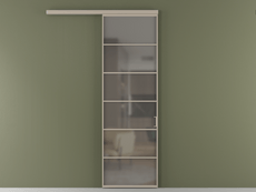 Перегородка Formato вдоль стены 1 створка