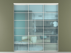 Перегородка Формато внутри проёма 3 створки