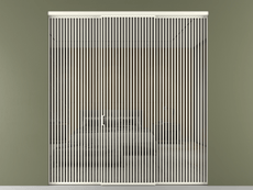 Перегородка Формато внутри проёма 3 створки