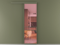 Перегородка Formato вдоль стены 1 створка