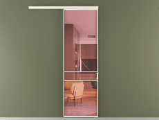 Перегородка Формато вдоль стены 1 створка