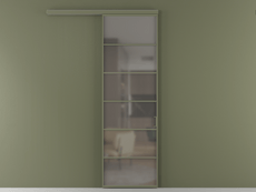 Перегородка Формато вдоль стены 1 створка