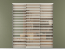 Перегородка Формато внутри проёма 3 створки