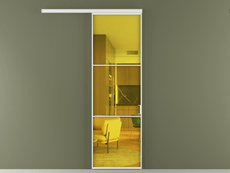 Перегородка Формато вдоль стены 1 створка