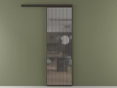 Перегородка Formato вдоль стены одностворчатая