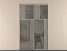 Перегородка Mosaic внутри проёма 2 створки