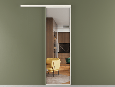 Перегородка Формато вдоль стены 1 створка