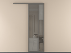 Перегородка Мозаик вдоль стены 1 створка