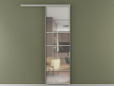 Перегородка Формато вдоль стены 1 створка