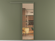 Перегородка Формато вдоль стены 1 створка