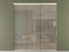 Перегородка Формато внутри проёма 3 створки с синхронным механизмом