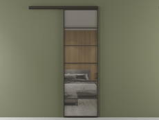 Перегородка Formato вдоль стены 1 створка