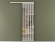 Перегородка Формато вдоль стены 1 створка