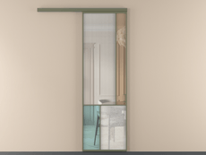 Перегородка Мозаик вдоль стены 1 створка