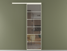 Перегородка Формато вдоль стены 1 створка