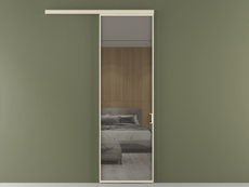 Перегородка Формато вдоль стены 1 створка