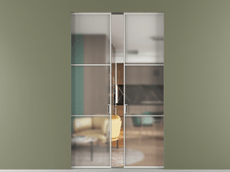 Перегородка Формато скрытый пенал 2 створки