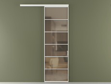 Перегородка Формато вдоль стены 1 створка