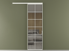 Перегородка Формато вдоль стены 1 створка