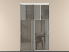 Перегородка Мозаик внутри проёма 2 створки