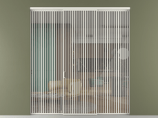 Перегородка Формато внутри проёма 3 створки