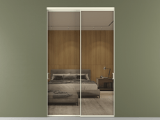 Перегородка Formato внутри проёма 2 створки