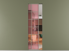 Перегородка Formato скрытый пенал 1 створка