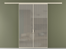 Перегородка Формато вдоль стены 2 створки