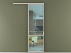 Перегородка Formato вдоль стены 1 створка