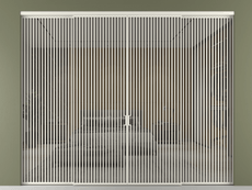 Перегородка Формато внутри проёма 4 створки