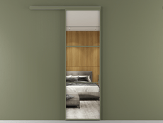 Перегородка Формато вдоль стены 1 створка