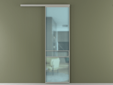 Перегородка Формато вдоль стены 1 створка