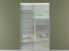 Перегородка Формато внутри проёма 2 створки