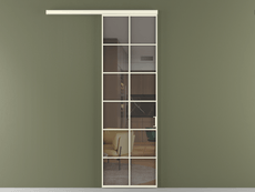 Перегородка Formato вдоль стены 1 створка