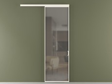 Перегородка Формато вдоль стены 1 створка