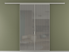 Перегородка Formato вдоль стены 2 створки