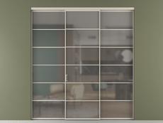 Перегородка Формато внутри проёма 3 створки