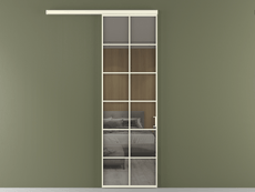 Перегородка Формато вдоль стены 1 створка