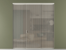 Перегородка Формато внутри проёма 3 створки