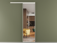 Перегородка Формато вдоль стены 1 створка