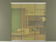 Перегородка Formato внутри проёма 3 створки