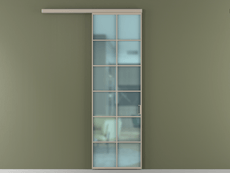 Перегородка Формато вдоль стены 1 створка