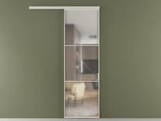 Перегородка Формато вдоль стены 1 створка