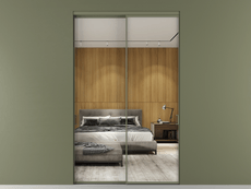 Перегородка Формато внутри проёма 2 створки